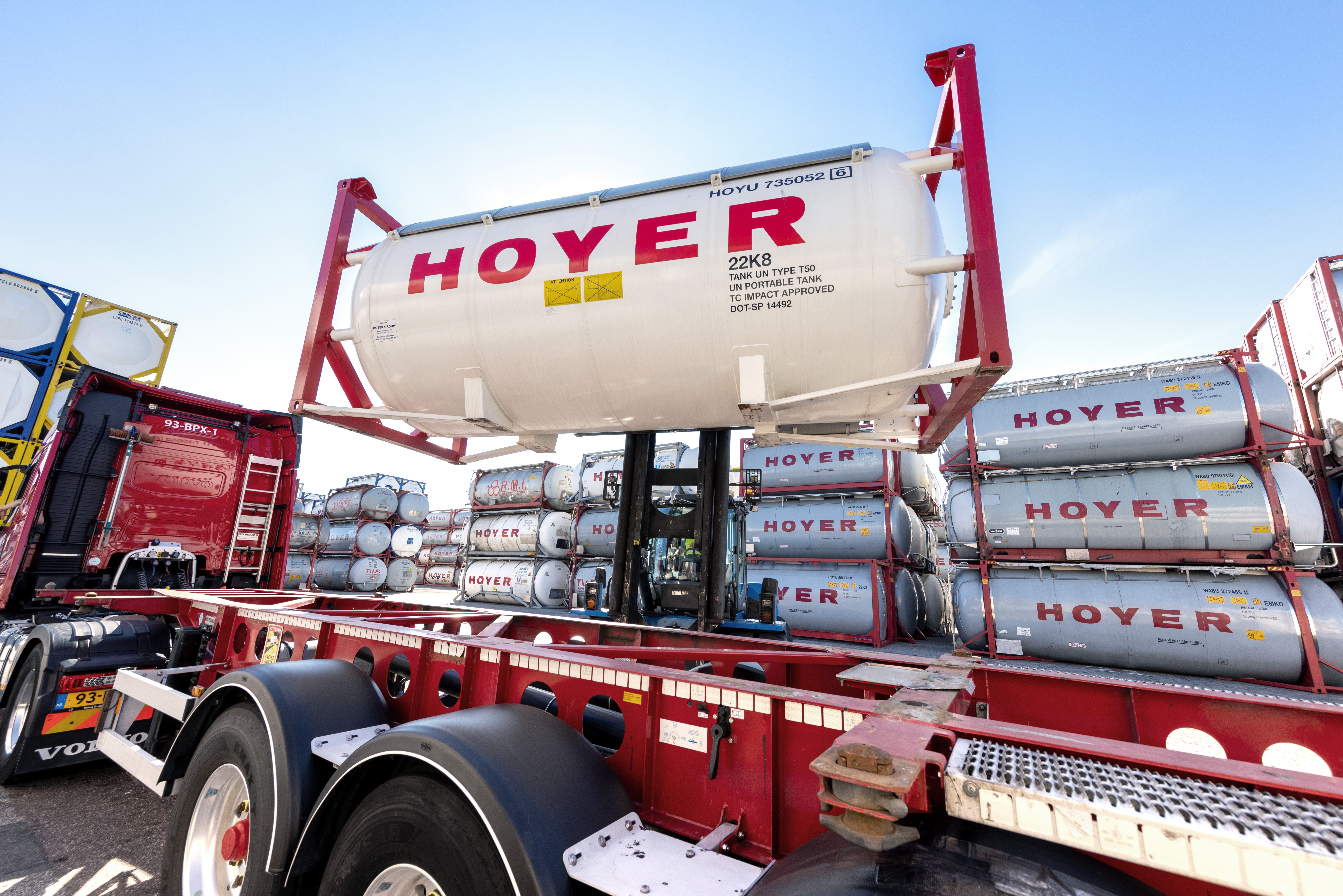 hoyer-堆垛机-装载-气体-集装箱-仓库